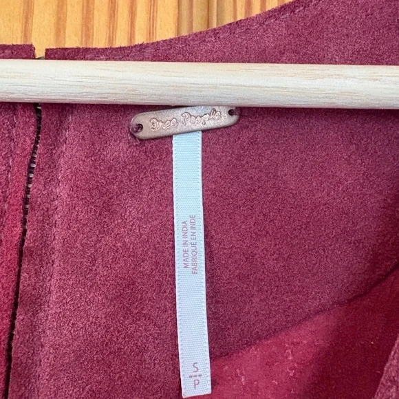 Free People Suede Mini Dress - Picture 4 of 4